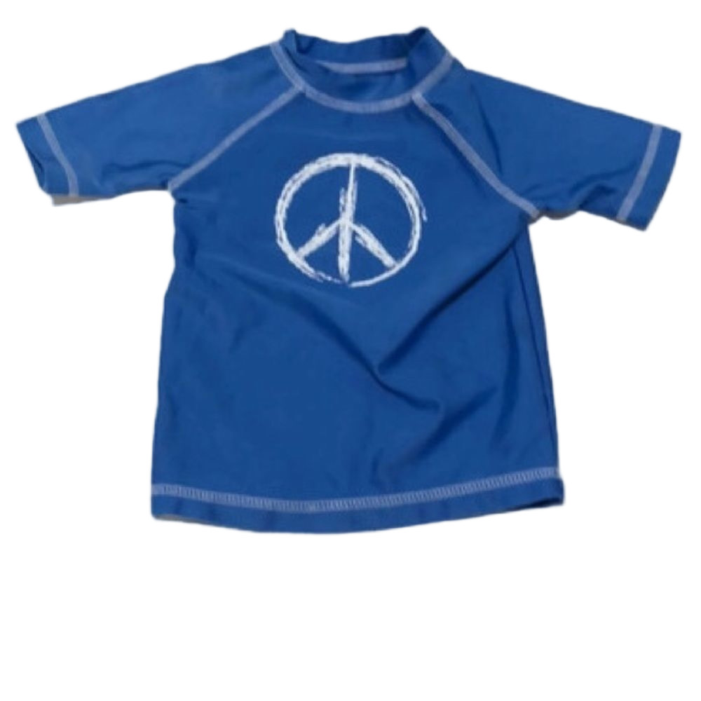 🍭6/$30 Koala Kids peace sign rash guard - 6-9 m